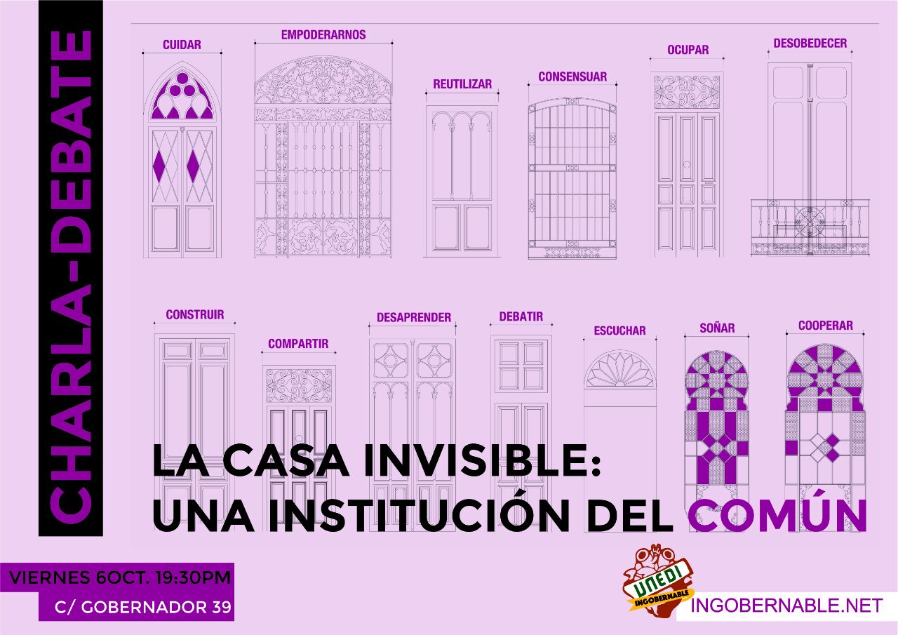 Charla-debate de La Invisible en La Ingobernable (6/10/2017)