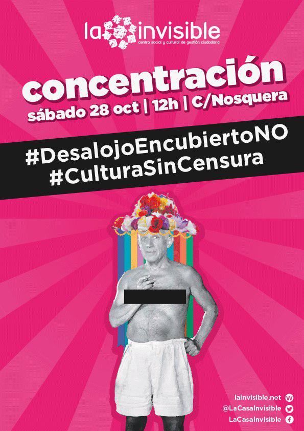 Cultura sin Censura ¡Desalojo encubierto NO!