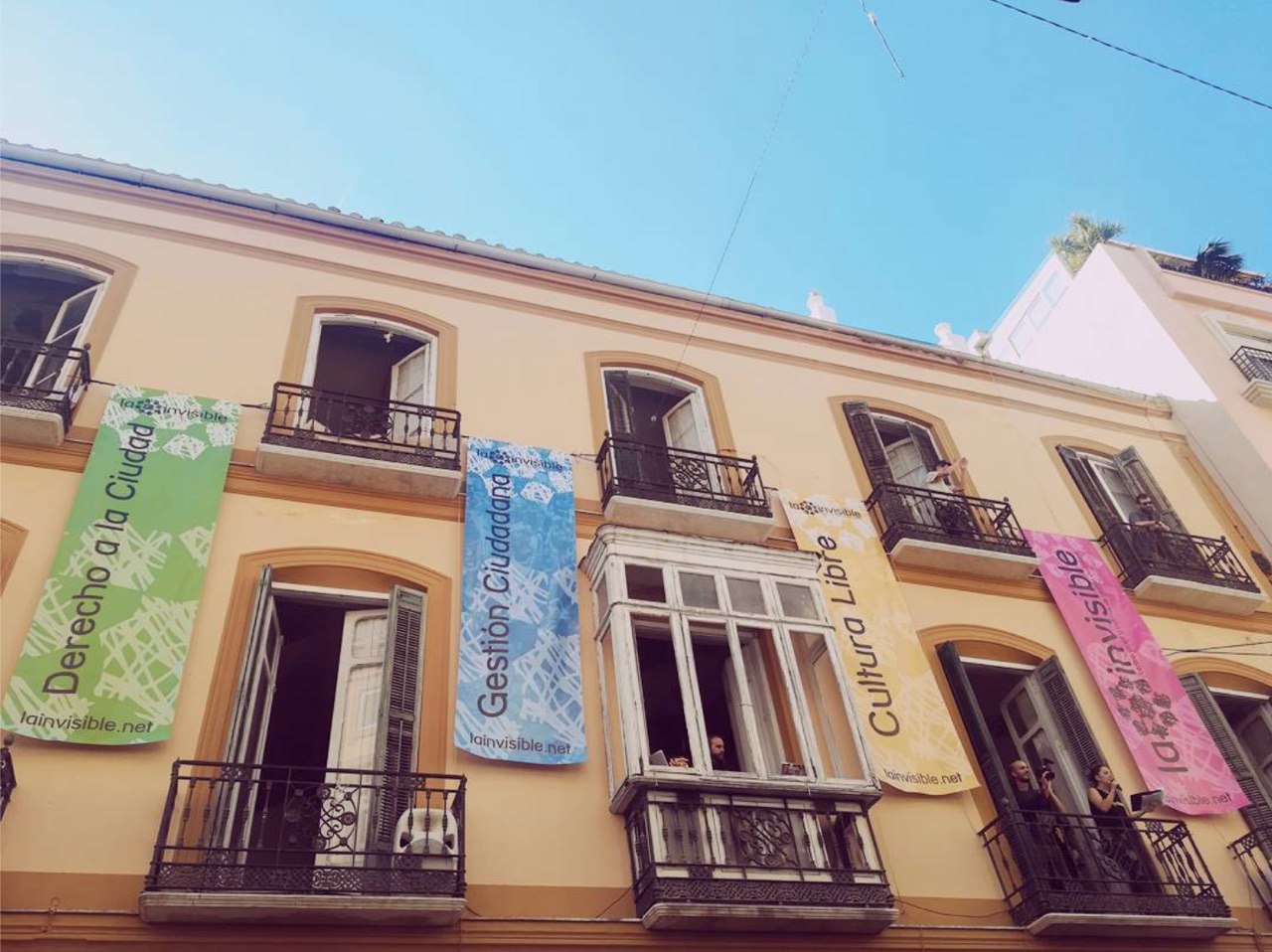 La Invisible anuncia movilizaciones para defender un proyecto de rehabilitación que permita su continuidad ante el anuncio de desalojo por parte del Ayuntamiento de Málaga