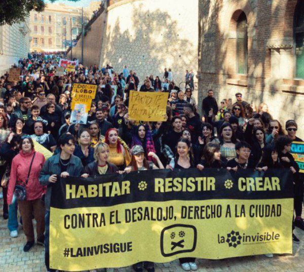 La Invisible continúa: Recurrirá la desestimación del recurso de cesión mientras que el Ayuntamiento planea el desalojo del edificio